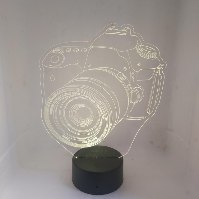 Lampe 3d Appareil Photo 