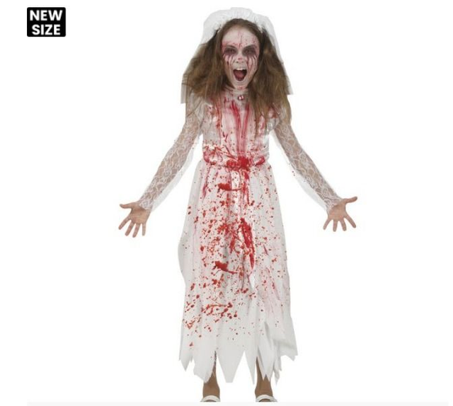 halloween ,   78367  SPOSA  INSANGUINATA, BAMBINO 3 - 4 ANNI