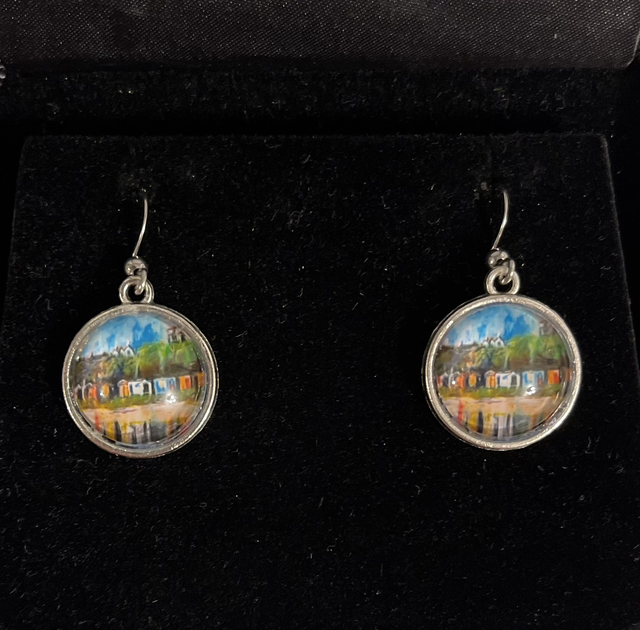 Jewellery- Earrings -Coldingham Bay Reflections