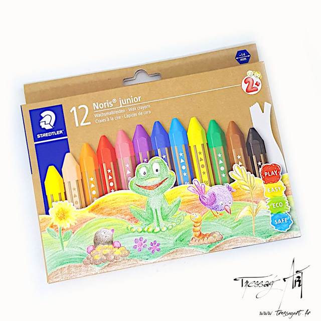 STAEDTLER - CRAYONS CIRES PAR 12 - ST002