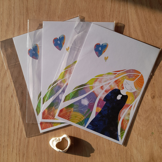 PAPETERIE - Carte "Ma main dans la tienne" 