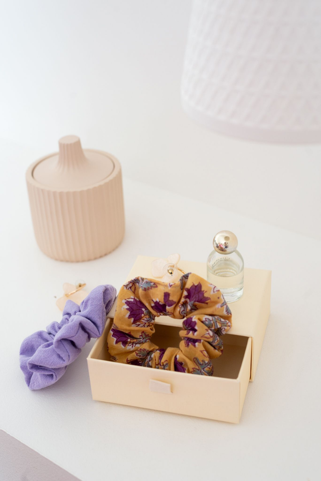 Chouchou scrunchie - motif au choix