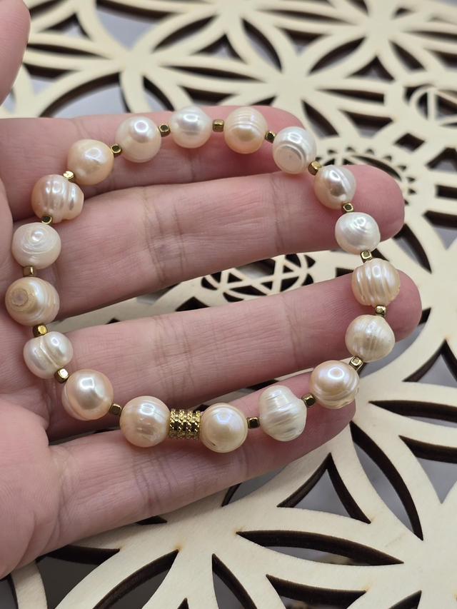 Bracelet Perle de culture d'eau douce 0,8 cm