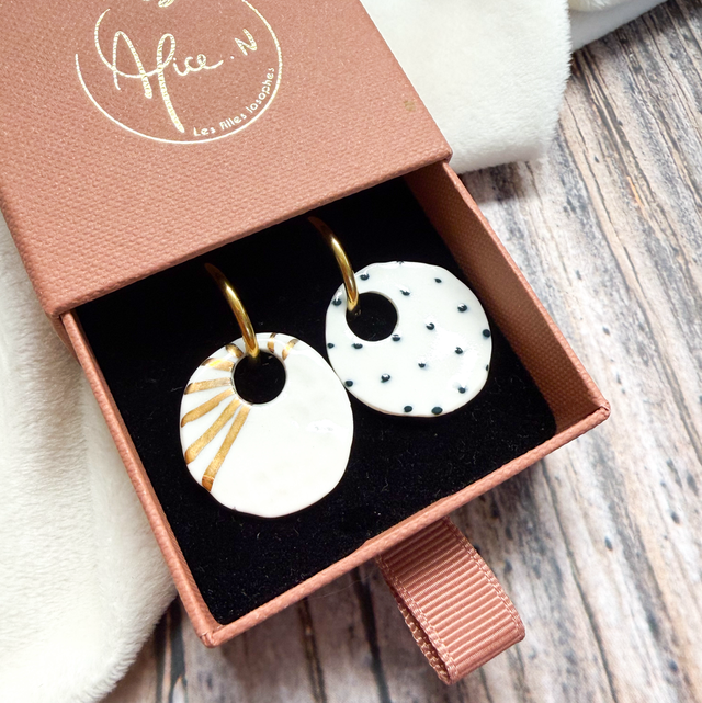 Les RÉVERSIBLES, boucles d’oreilles