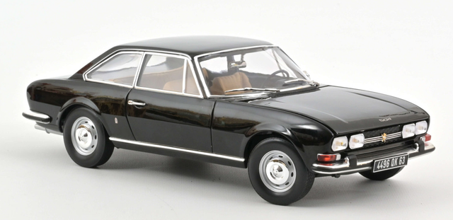 Peugeot 504 Coupe 1969 schwarz Norev 1:18
