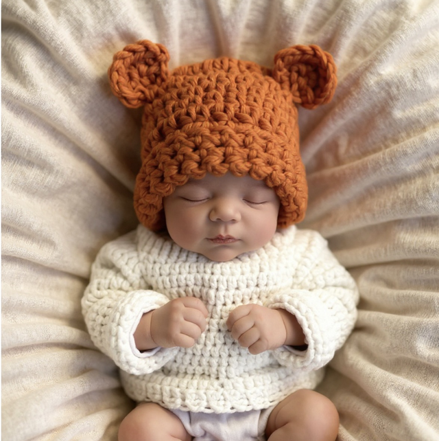Brim Bear Beanie - Copper