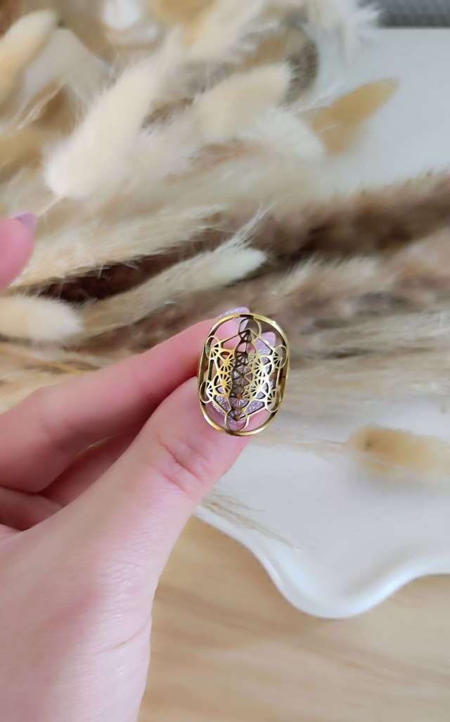 Bague Métatron acier