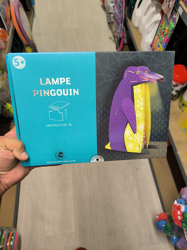 LAMPE PINGOUIN A FABRIQUER 