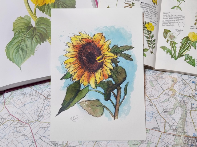 Sunflower print 