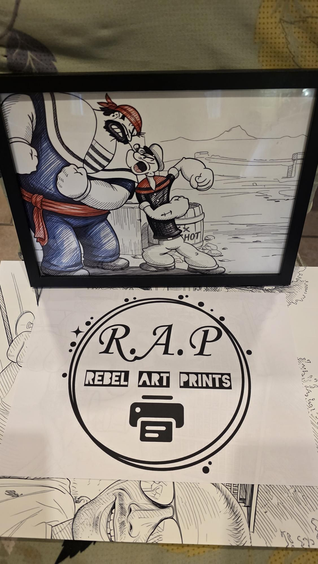 POPEYE MEETS SINDBAD 1936 PRINT