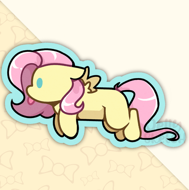 Fluttershy Long | MLP Sticker
