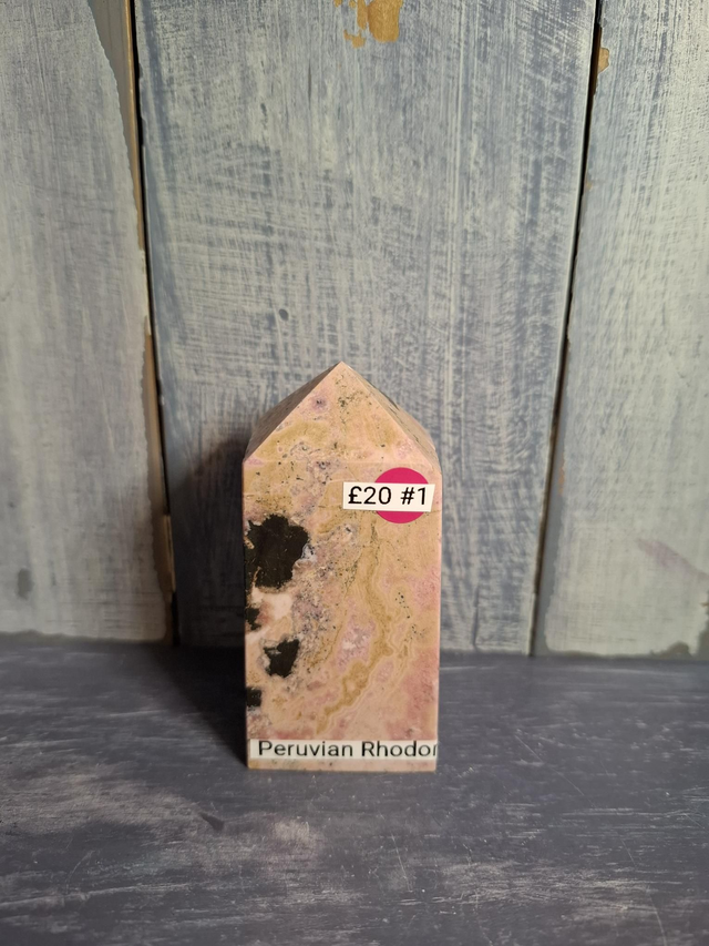 Peruvian Rhodonite Tower #1