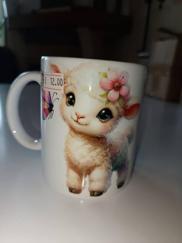 Tasse agneau papillon 
