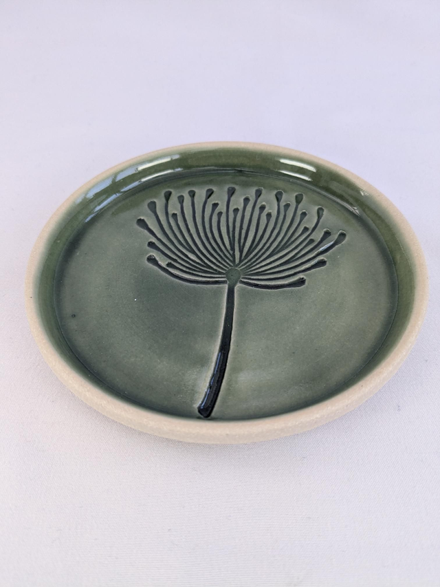 Green trinket dish 