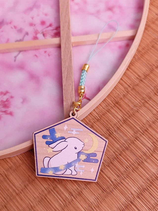 Ema Holzanhänger Hase