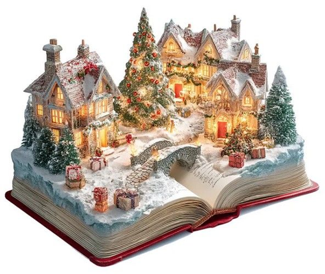 Julens pop-up-bok – Träpussel storlek S