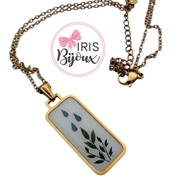 Collana girocollo pioggia 