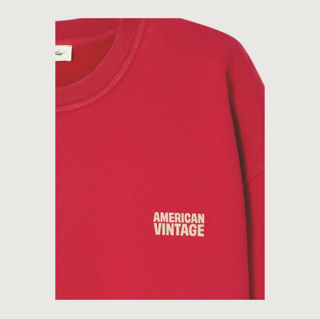 American Vintage Sweatshirt Plizzy Vintage Poppy