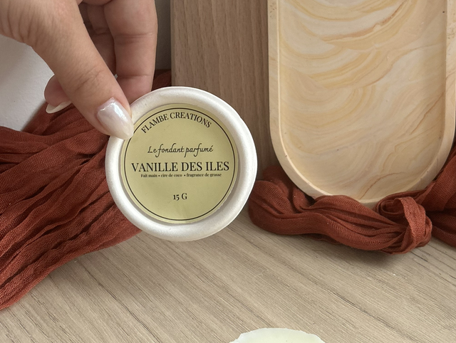 Fondant parfumé vanille des îles