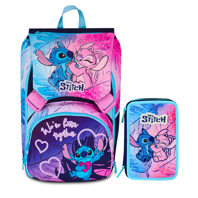 Stich - Schoolpack (Zaino + Astuccio)