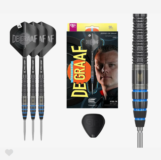 Jeffrey De Graaf 23g 90% Tungsten SP Steel Tip Darts by Target