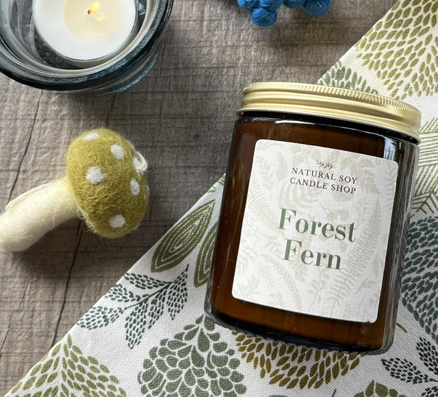 Forest Fern Soy Candles