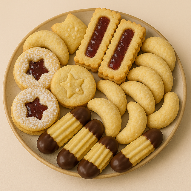 Weihnachtskekse gemischt 