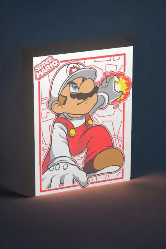 Lampe LED Super Mario – Fireball Power !