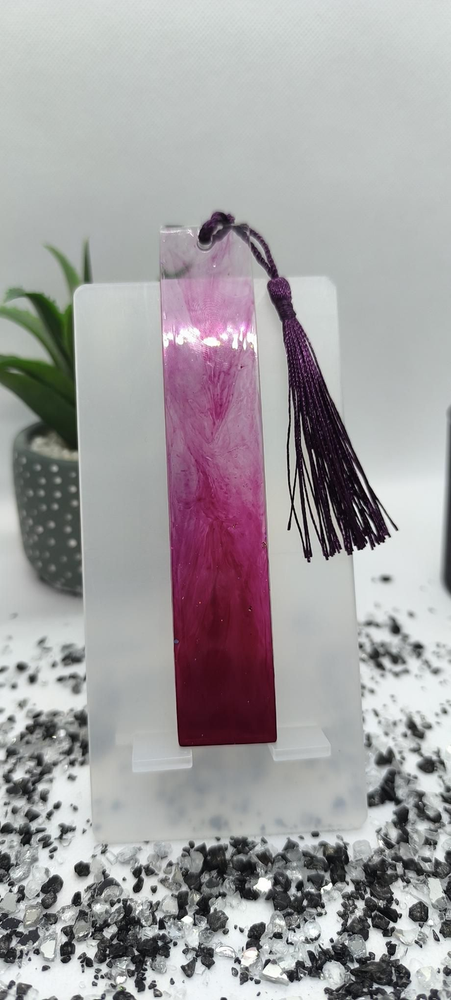 Marque page bordeaux fumé 