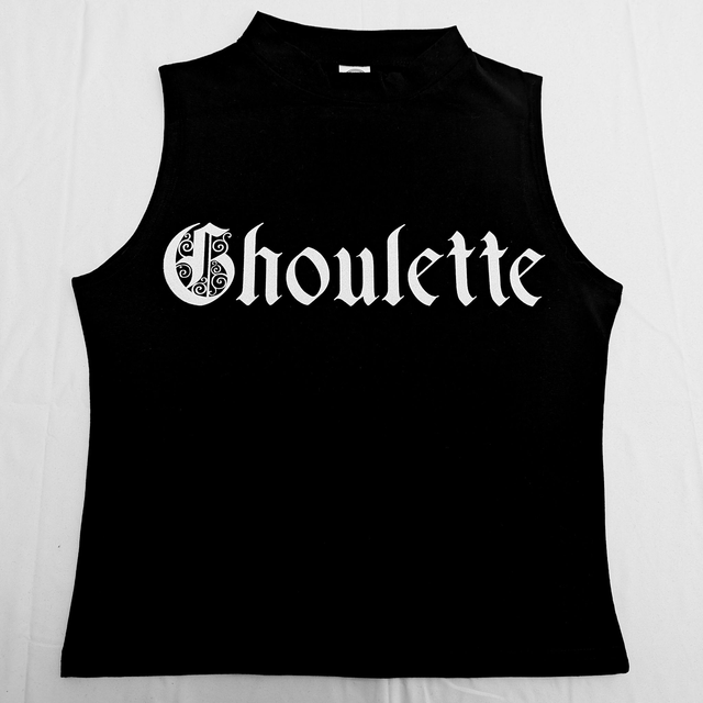 Ghoulette High Neck Crop Top