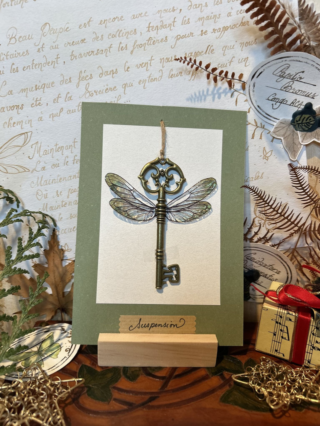 Clé Féerique - Libellule Sylphaë