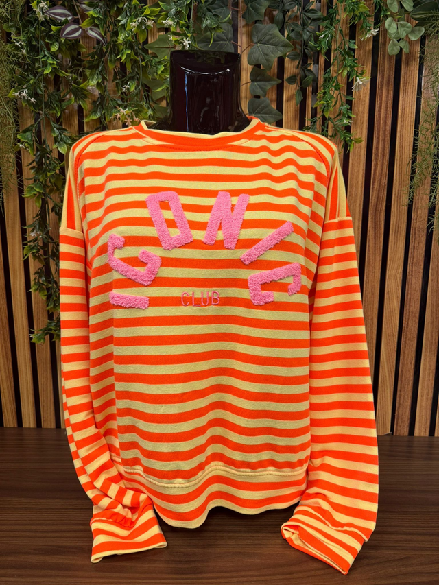 Sweater Iconic - oranje/geel