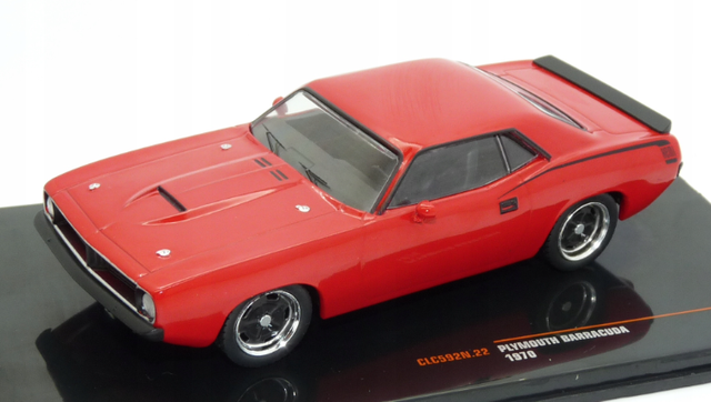 Plymouth Barracuda 1970 rot IXO 1:43