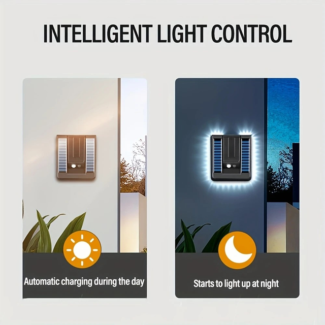 Golden Century Street & Garden Lights with Motion Sensor 4pcs