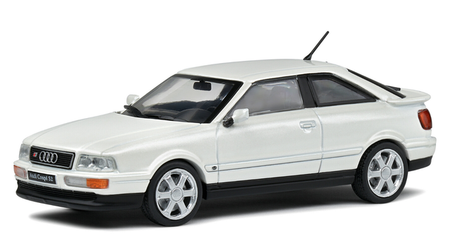 Audi Coupe S2 5 Cyl. Turbo pearl weiss Solido 1:43