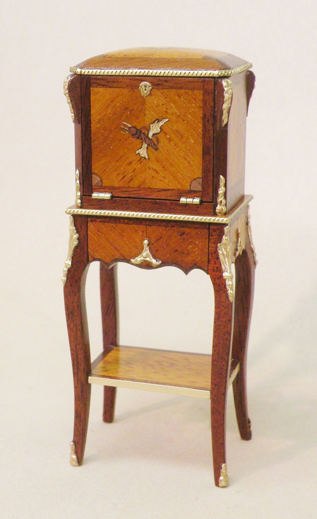 Louis XV Jewel casket on stand.