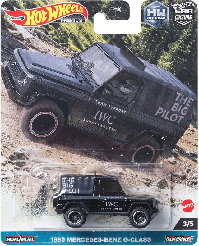 Hot Wheels Premium Off Road - 1993 Mercedes-Benz G-Class in Schwarz