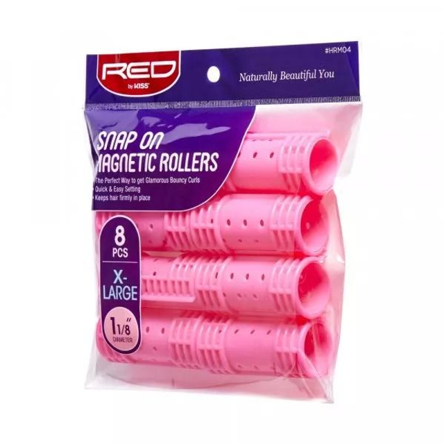 RED BY KISS: SNAP ON MAG ROLLERS - X-LARGE (HRM04)