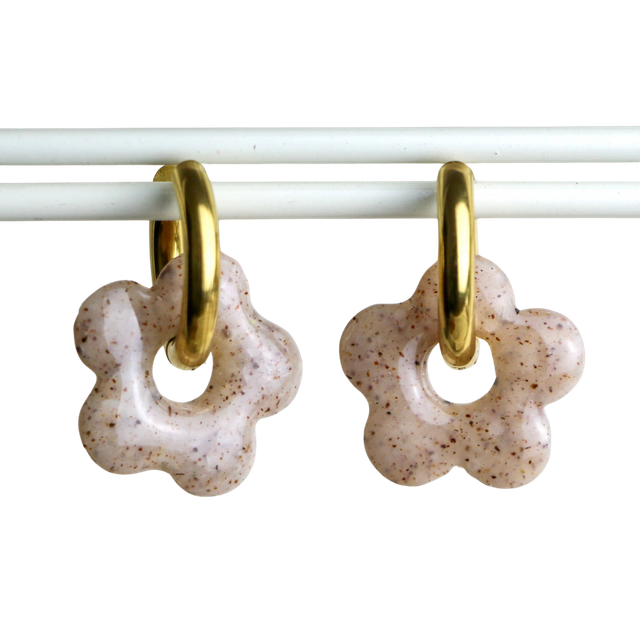 Fleurs Azea beige effet stone