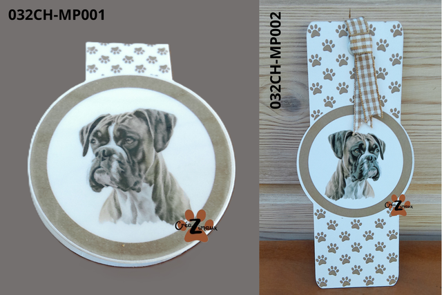 Marque pages Boxer (magnétique ou standard) 