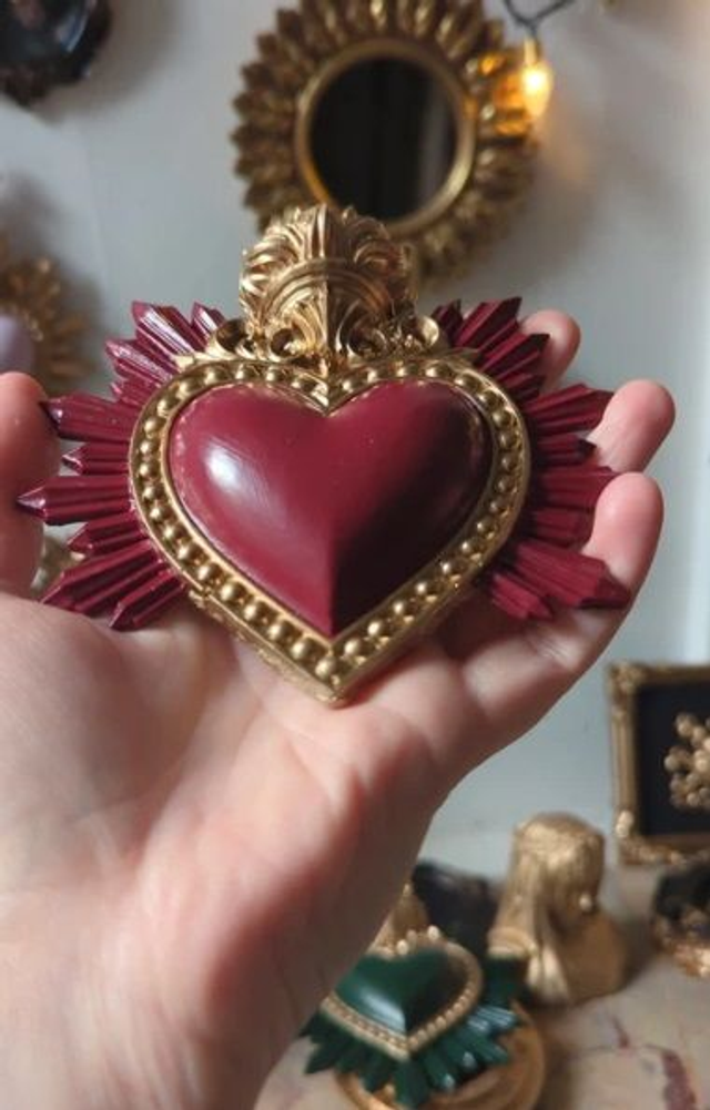 Décoration murale cœur ex-voto