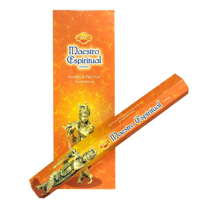 Caja GRANDE  6 uni. Incienso Sac Maestro Espiritual