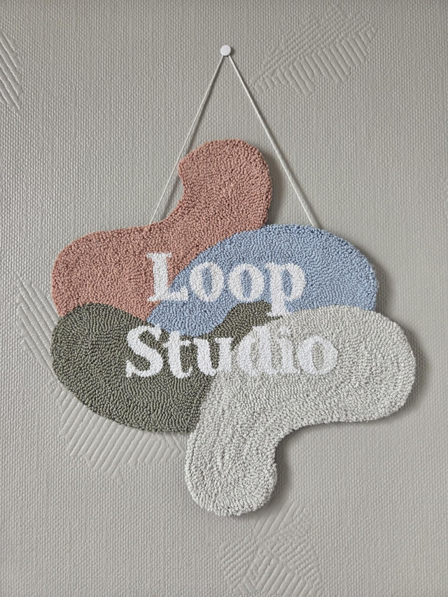 Votre Logo en Punch Needle 