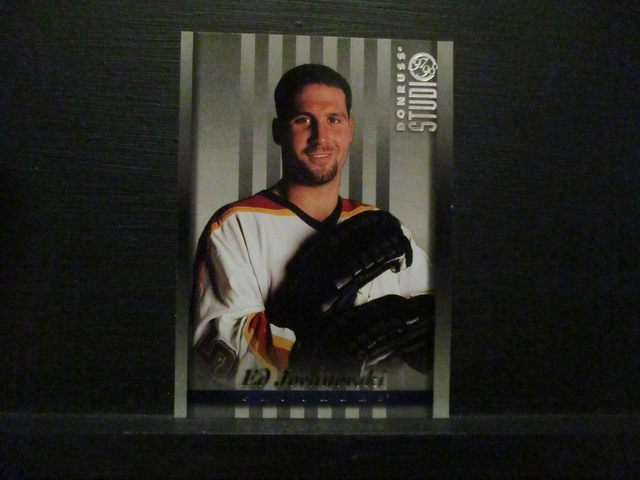 Ed Jovanovski - NFL 1997 Donruss Studio Ice Hockey Original Trading Card #39