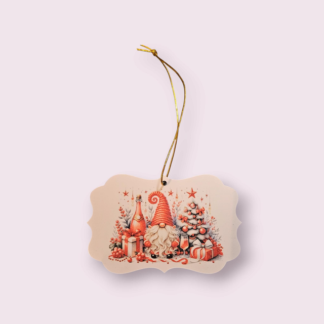 Plaque de noël gnome 
