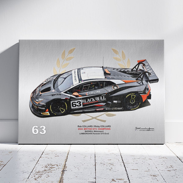 C241103 Lamborghini Huracan GT3Evo British GT 24 Barwell Motorsport #63 GT3 Champions