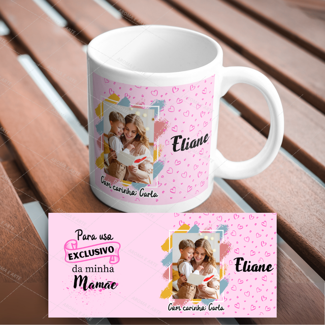 Caneca dia da mães uso exclusivo