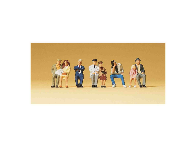 passagers assis preiser 10384 H0