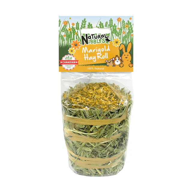 NATURAL NIBBLES MARIGOLD TIMOTHY HAY ROLL
