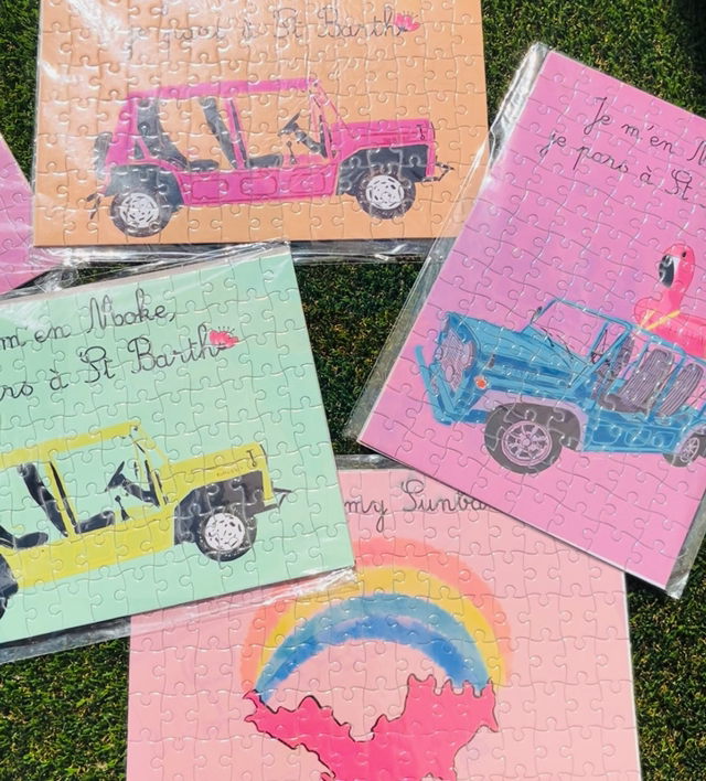 Puzzle rectangulaire 120 pièces dimensions 21 x 29,7 cm